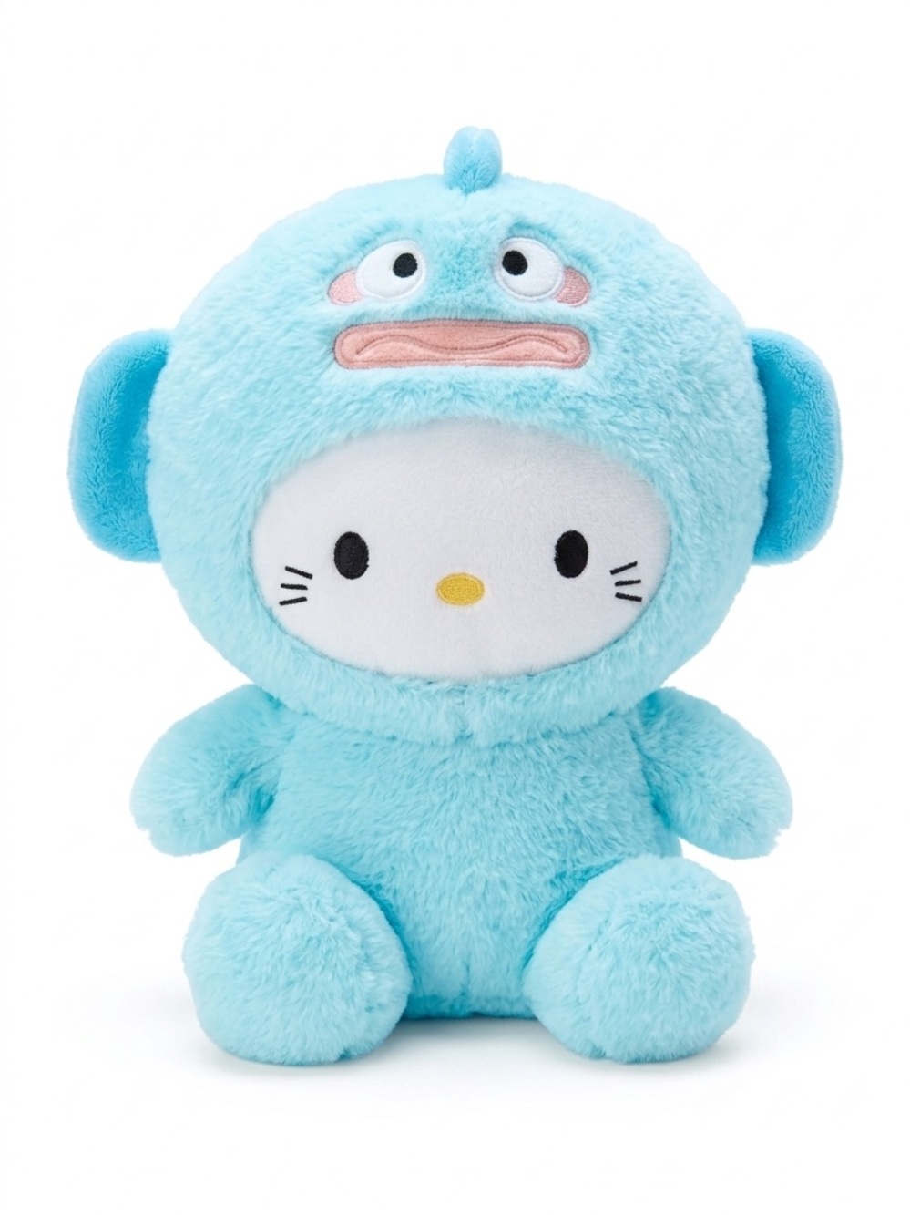 Sanrio Hello Kitty Plush in Light Blue Monster Costume